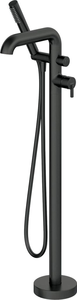 Freestanding bathtub mixer with shower set