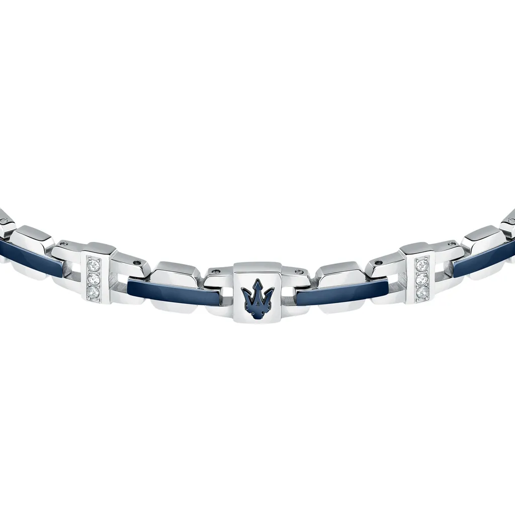 Bijou Maserati JM523AVD32 : Bracelet en Acier Poli et Design Sport Italien - 4