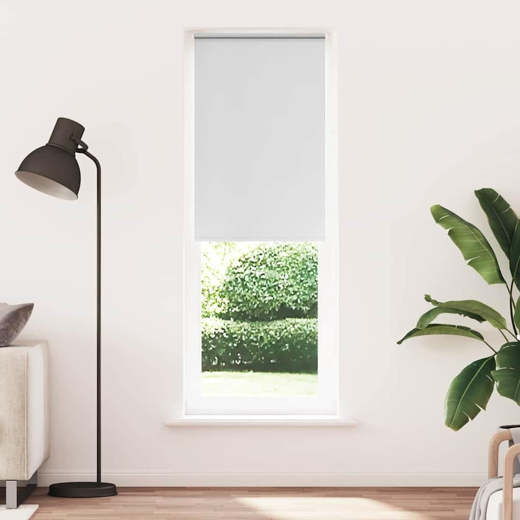 vidaXL Verdunkelungsrollo Weiß 70x210cm Stoffbreite 65,7 cm Polyester