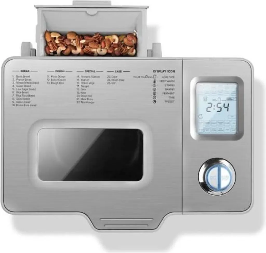 Machine à Pain Inox Sencor SBR 2000SS - 550W avec Cuisson Programmable