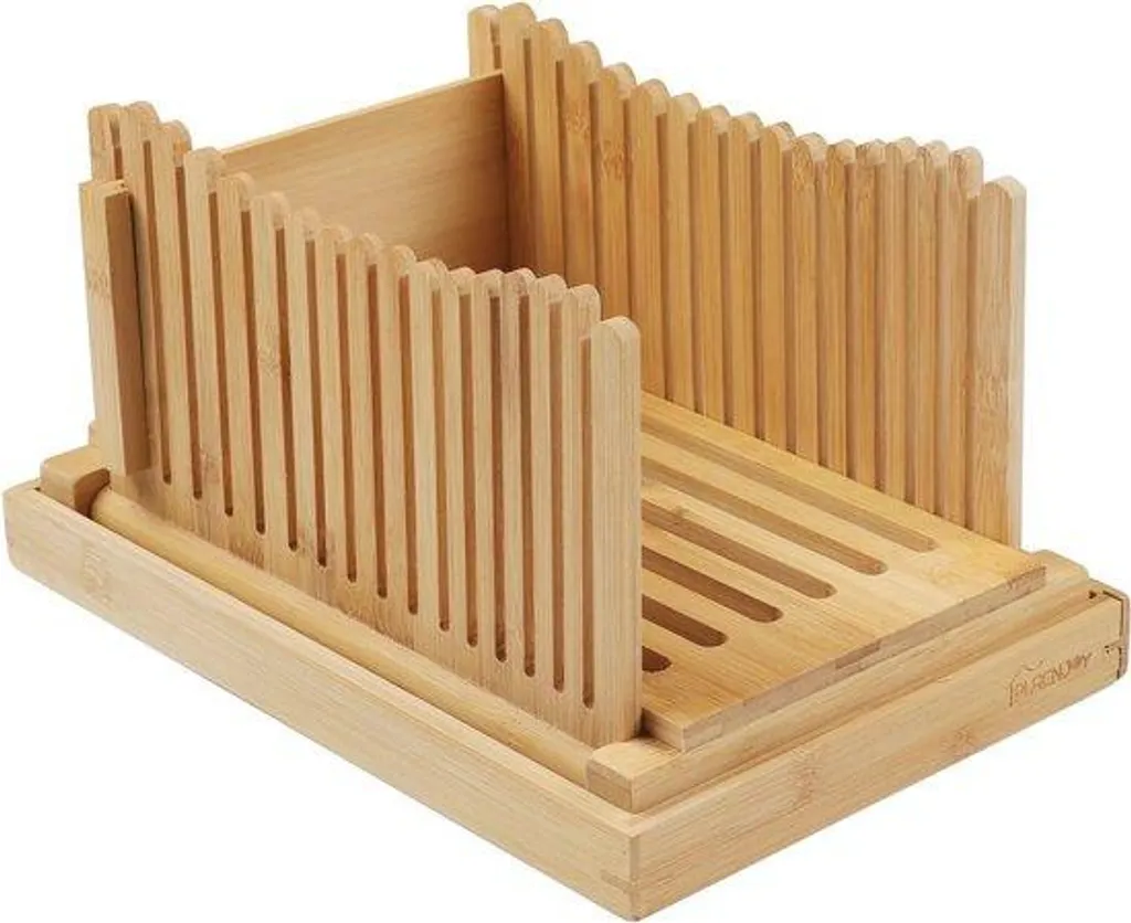 Trancher le pain sans miettes : coupe-pain bois réglable et compact