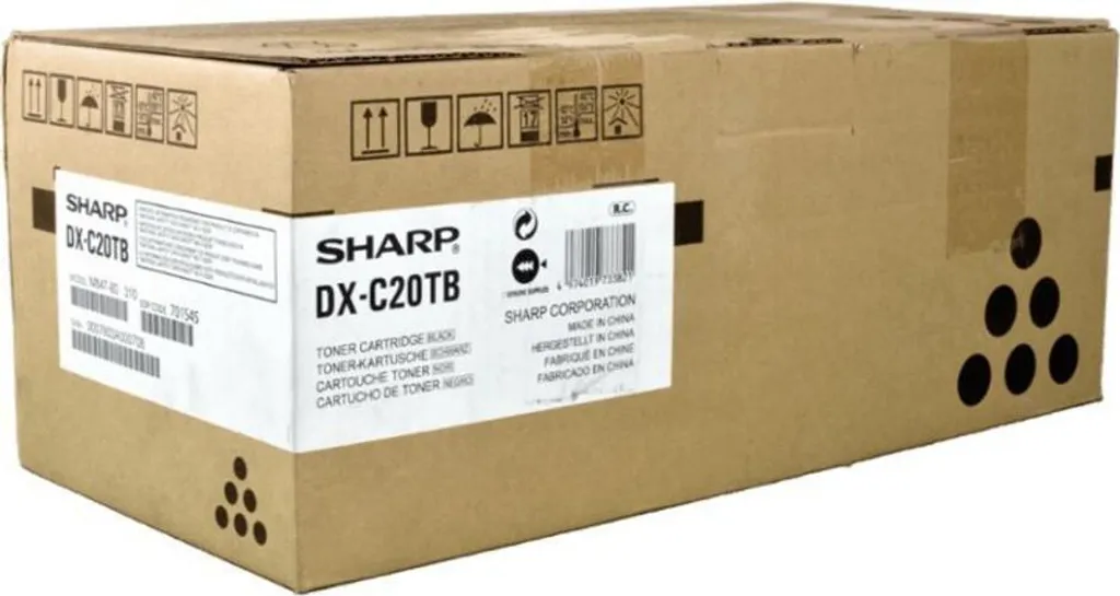 Toner Sharp DX-C20TB noir pour une gestion optimale de vos documents