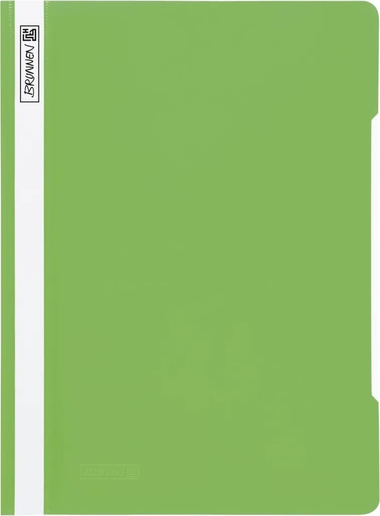Chemise à Lamelles A4 en Plastique Vert pour Classement de Dossiers