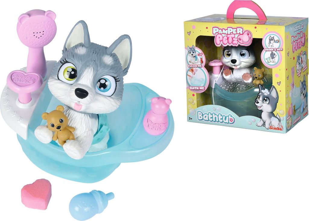 Piesek Husky Pamper Petz W Wannie Zdjęcie produktu 