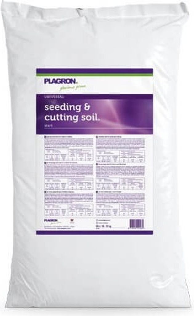 Plagron Seeding & Cutting Soil - Perfekte Anzuchterde | Sack (25 l)