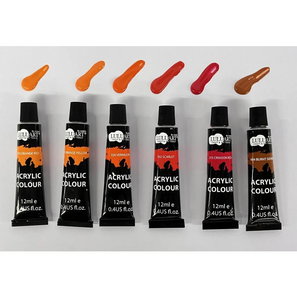 Coffret peinture acrylique complet avec 64 pinceaux et palette de mélange