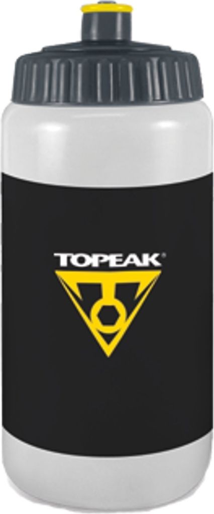 Topeak Trinkflasche Sport Bottle, Schwarz Transparent, 500 ml