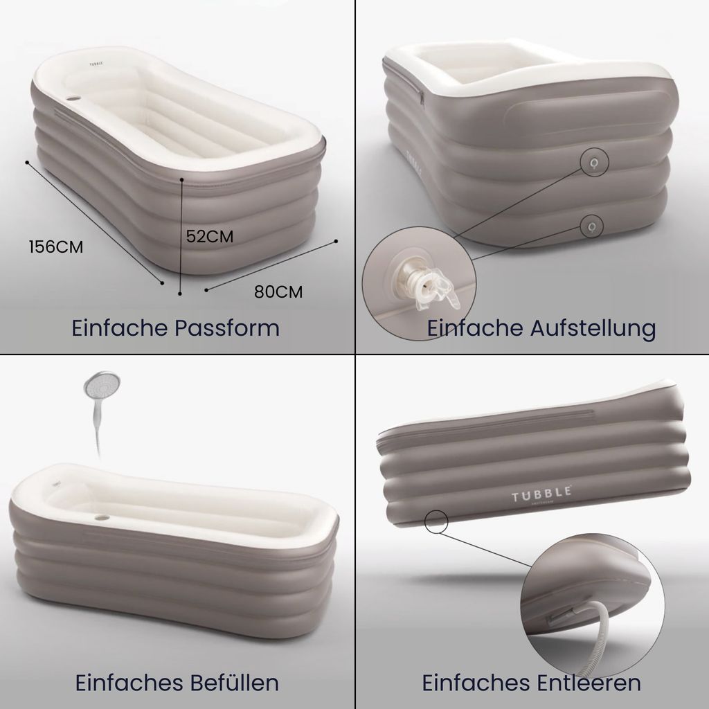 Tubble® Cuzi Aufblasbare Spa-Badewanne - Aufblasbare Produktbild 3