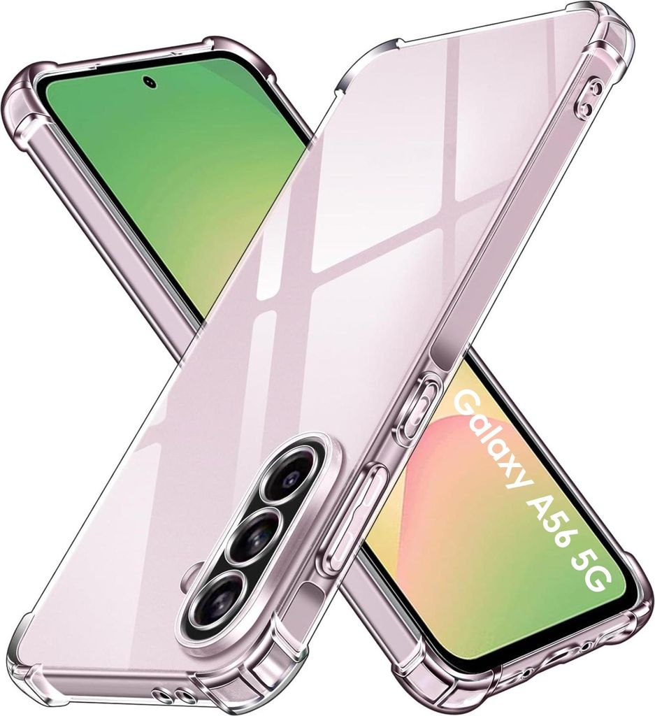Hülle für Samsung Galaxy A56 5G - Stoßfeste Transparent Handyhülle Kratzfest Schutzhülle Ultra Dünn Phonillico