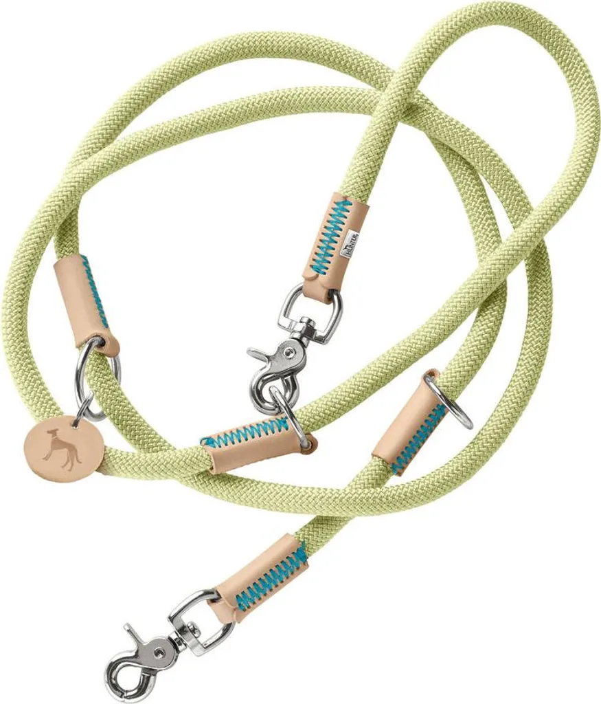 Guinzaglio di Design Hunter MALIA Verde per Cani - 200cm Regolabile