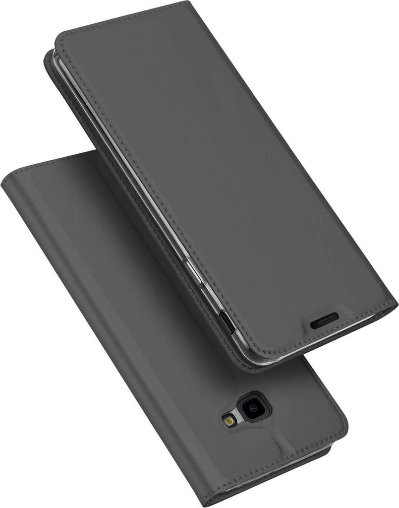Handy Hülle Samsung Galaxy J4 Plus Book Case Schutzhülle Tasche Slim Flip Cover Etui