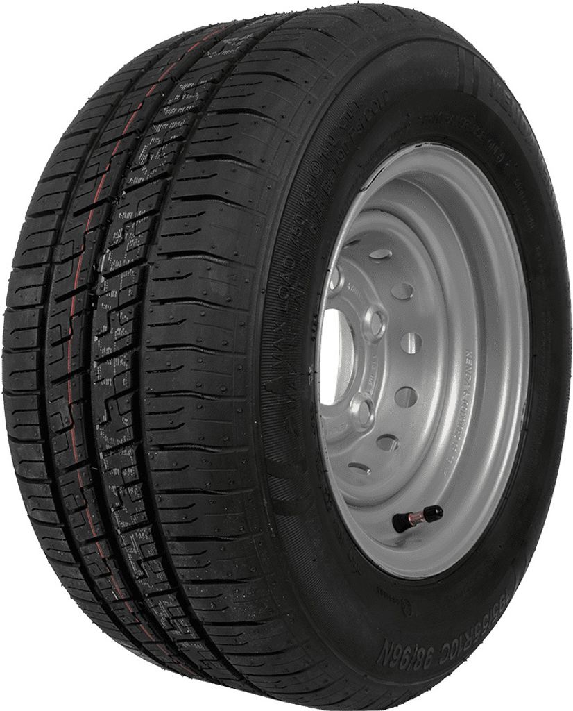 KENDA 10 Zoll Komplettrad 195/55 R10C für schwere Anhänger Produktbild 