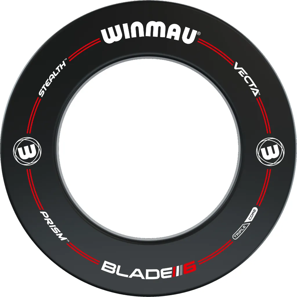 Entourage de cible fléchettes Winmau Pro-Line noir pour protection