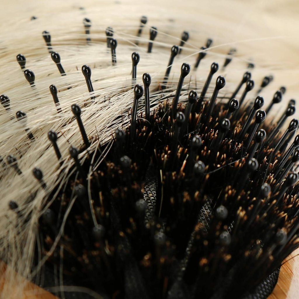 Nachhaltige Bambus-Haarbürste - Universelle Paddelbürste für jeden Haartyp