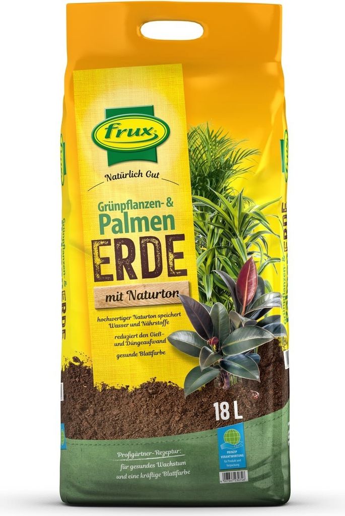 frux® Grünpflanzen- & Palmenerde mit Naturton Natürlich Gut Produktbild 