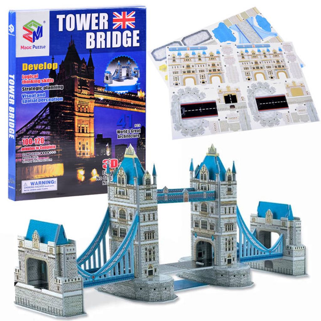3D-Puzzle 41 Teile Turmbrücke ZA3801