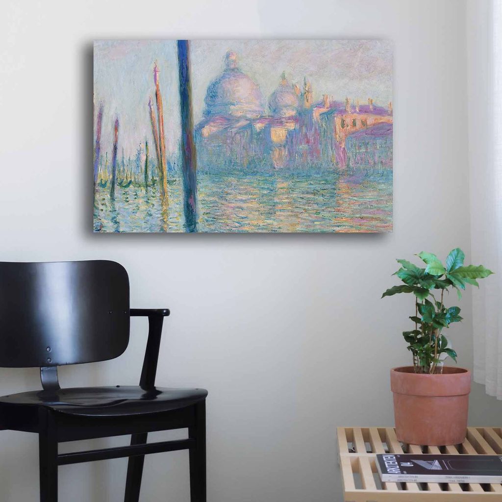 Wallity, 4570MONET029- CLD1129, Bunt, Leinwandbilder, 45 x 70 cm, 100% Leinwand