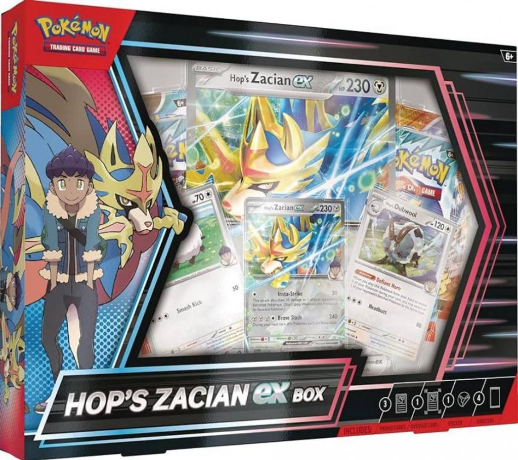 TCG Hop s Zacian ex Box 10-10134-102 6+ Yearbeschädigt