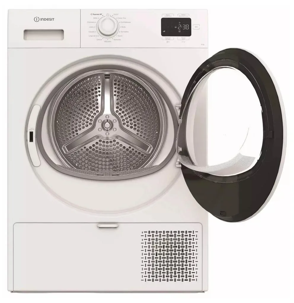 Lave-linge Indesit silencieux 64dB - Machine à laver 9kg 15 programmes