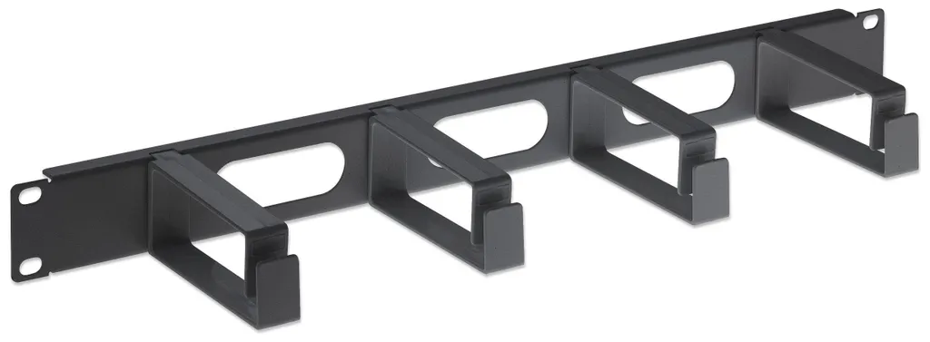 Passacavi Intellinet 19" 1U Nero: Gestione Cavi Rack Professionale