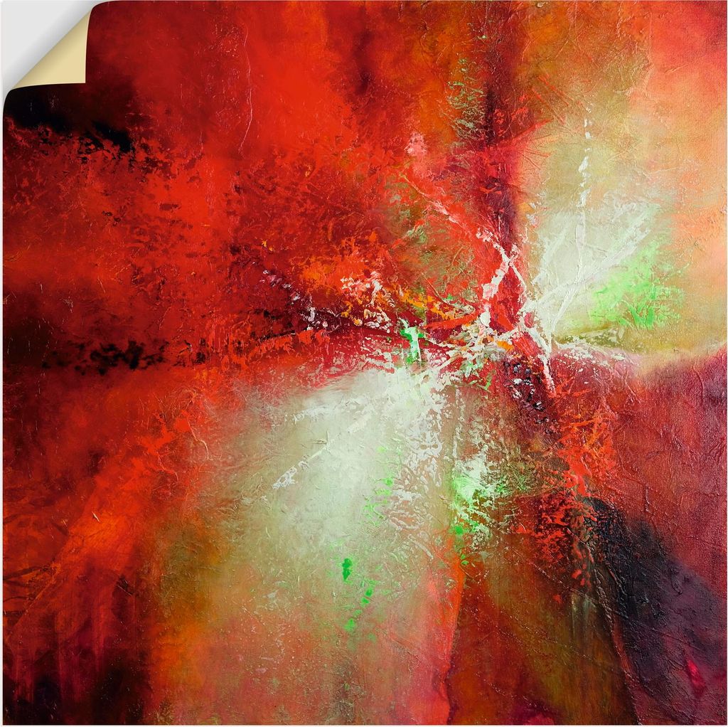 ARTland Wandbild, selbstklebend Energie Größe: 100x100 cm