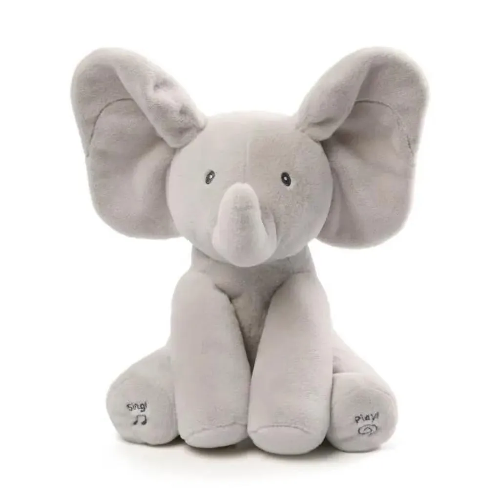 Flappy l'éléphant 30.5 cm Français - Peluche Animée Interactive GUND