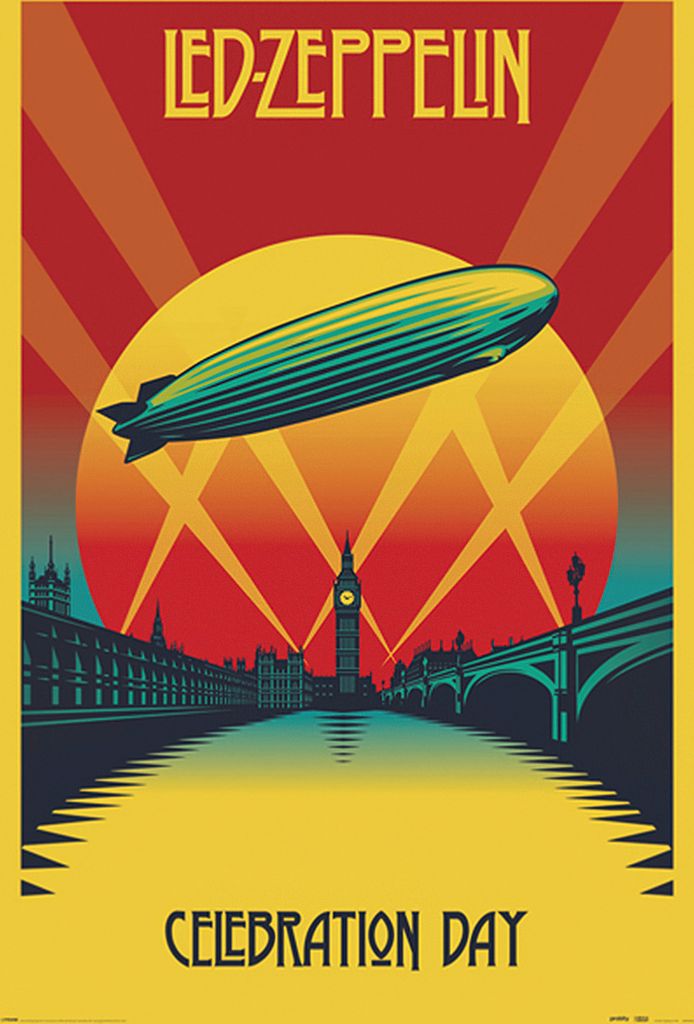 Led Zeppelin Poster Celebration Day 61 x 91,5 cm
