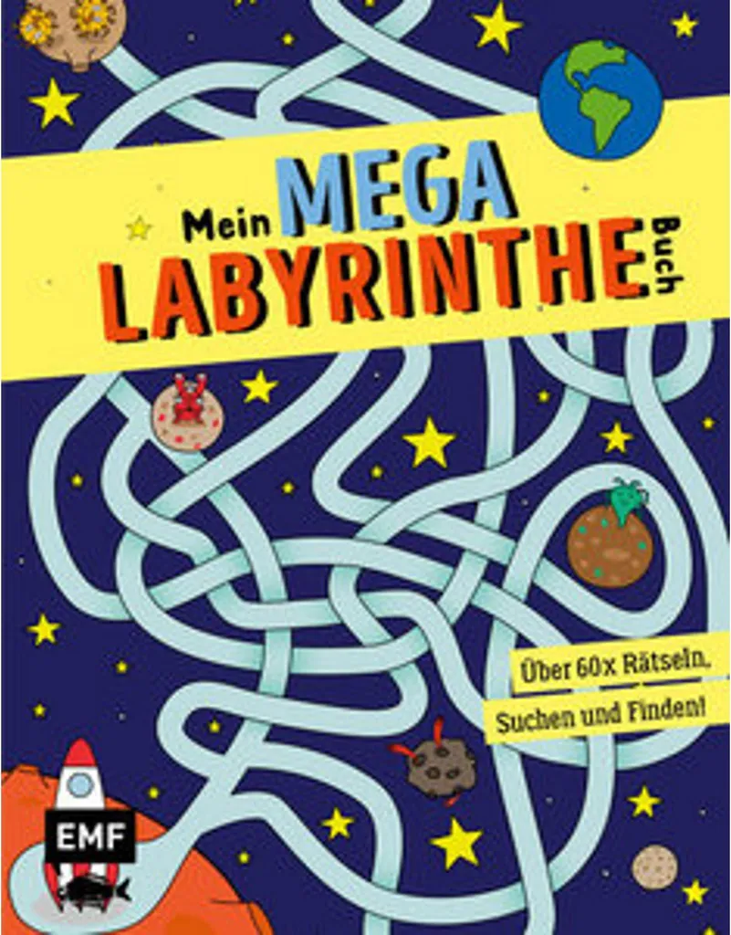 Livre de labyrinthes géant : Cahier de jeux et d'activités pour s'amuser
