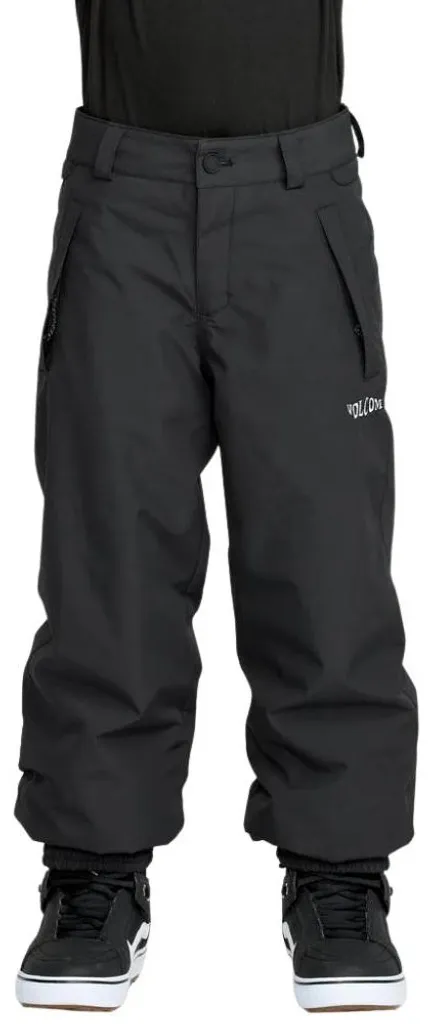 Pantalon de Montagne Chaud Volcom Chaos Ins Noir L Idéal pour Freeride