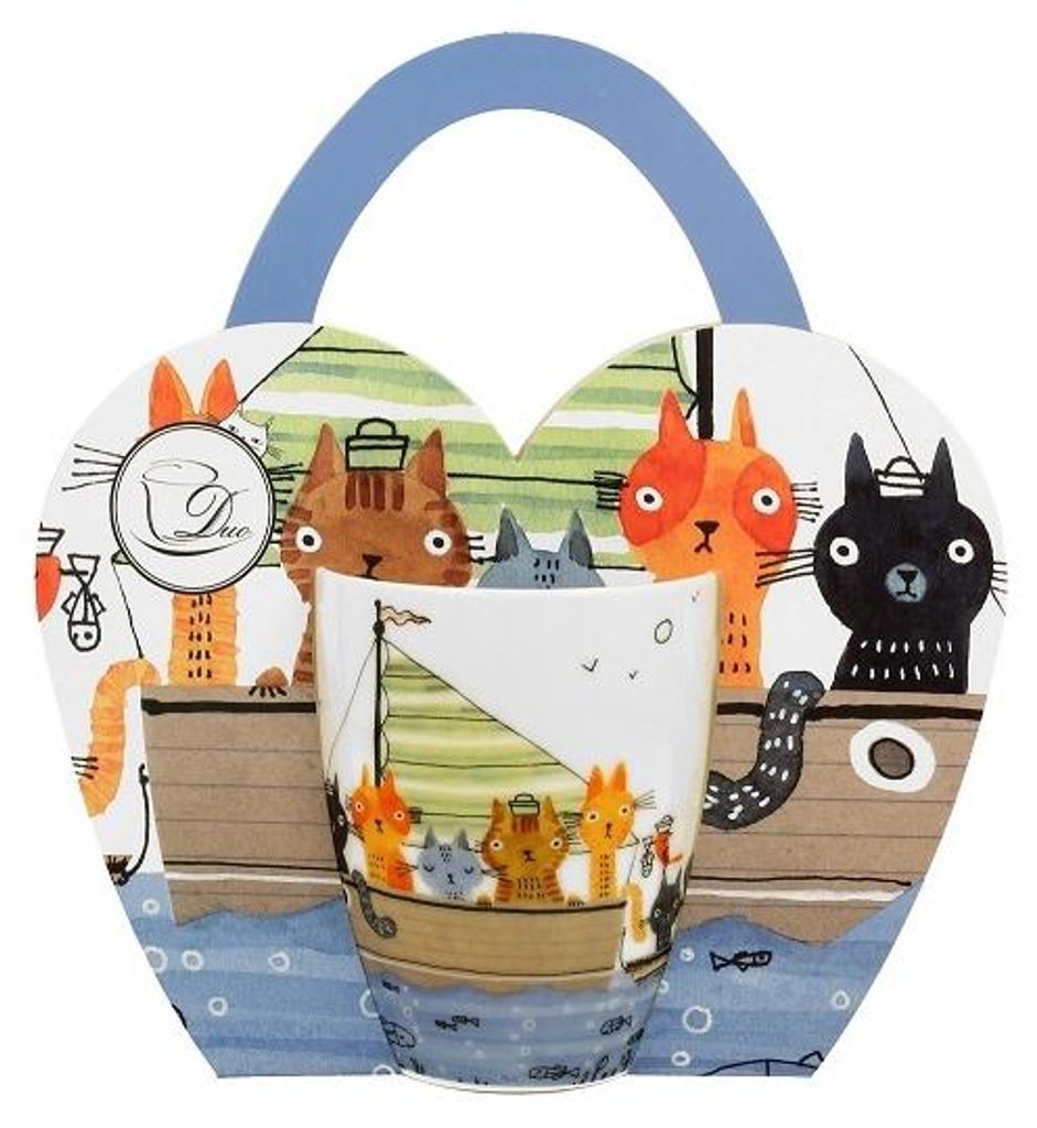 Porcelánový hrnček v darčekovej krabičke Cat's World Cat Obrázok produktu 