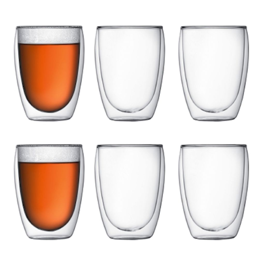 Bodum doppelwandige Gläser Pavina 350 ml - 6 Stück Produktbild 
