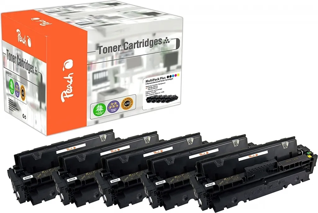 Toner Peach 112094 lot de 4 pour corriger les défauts d'impression
