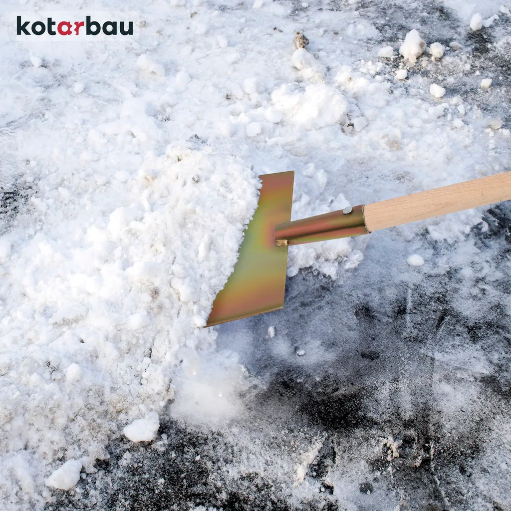KOTARBAU® Raschietto per ghiaccio 17x22 cm Acciaio zincato Spingi ghiaccio Manico in legno 120 cm Raschietto per ghiaccio Cippatore per ghiaccio Spingi attrezzi da giardino Spingi raschietto Raschietto per terra Raschietto per erbacce Raschietto per erbacce Raschietto per ghiaccio - 6