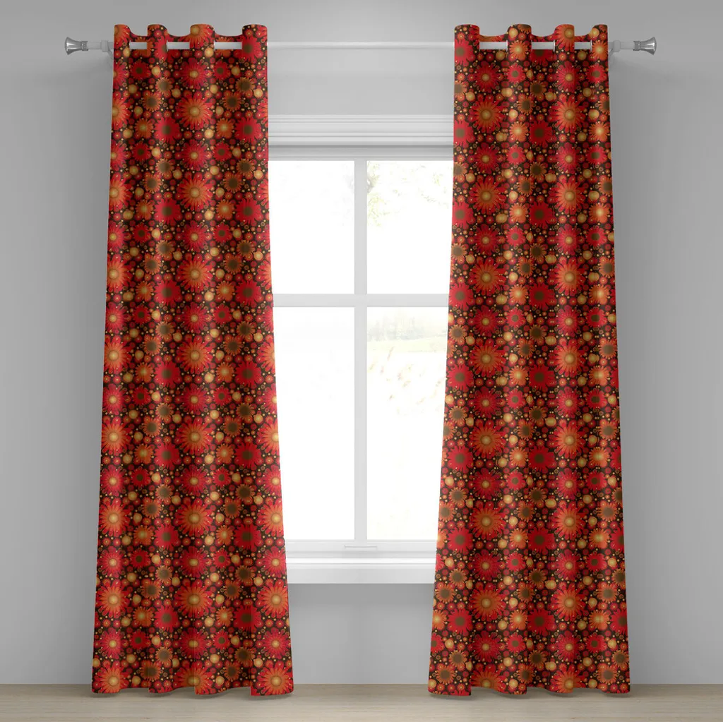 Tenda Lavabile ABAKUHAUS Margherite e Gerbere 280x225 cm