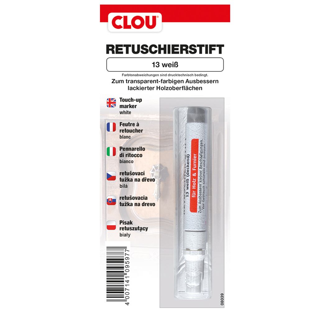 Clou Retuschierstift weiß Produktbild 