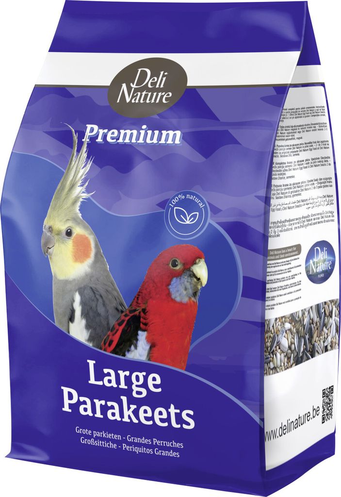 Deli Nature Premium Alleinfutter für Großsittiche 4 kg Produktbild 
