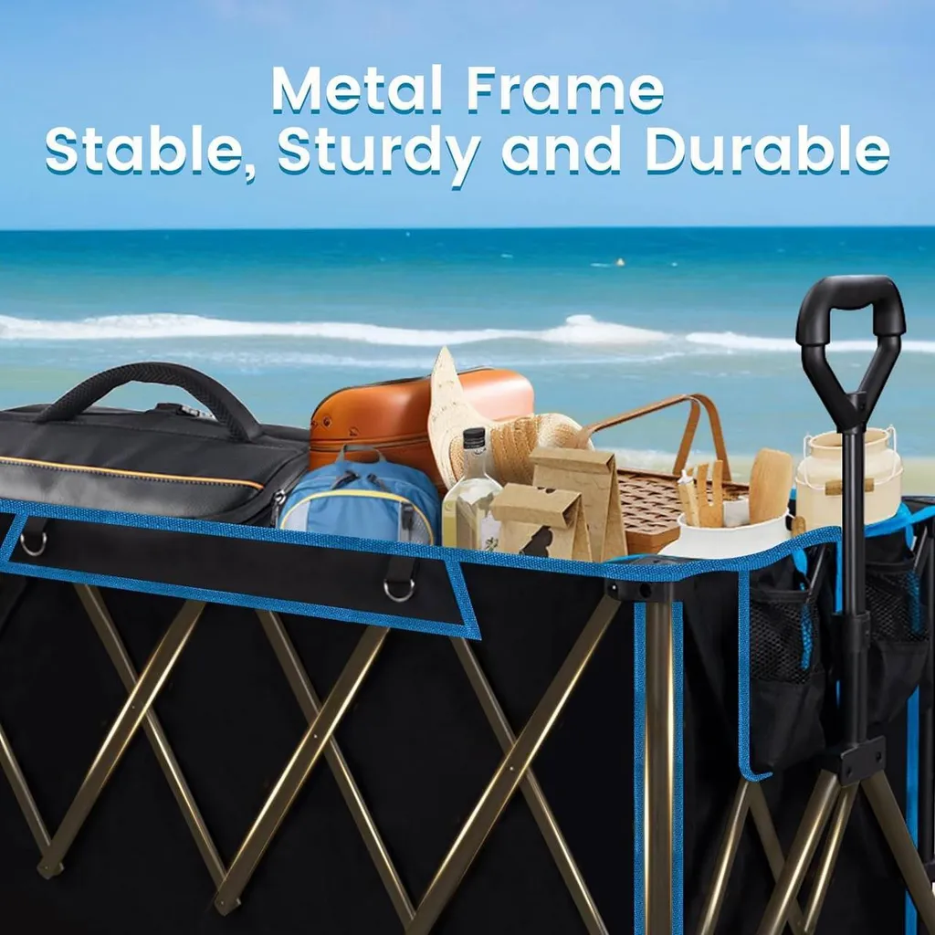 Chariot de transport grande capacité Rootz Ultimate - Pliable et solide