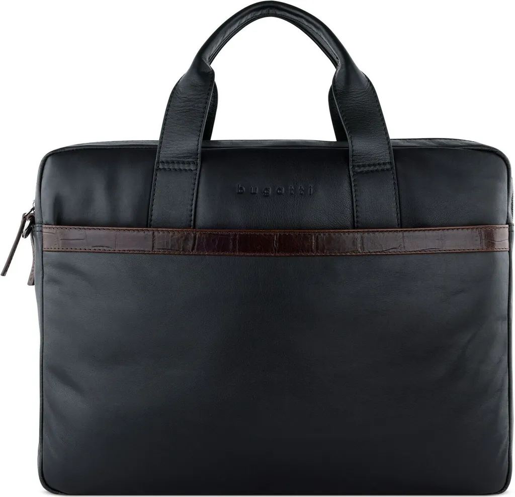 Porte-documents en cuir Bugatti Corso DeLuxe Large avec protection PC