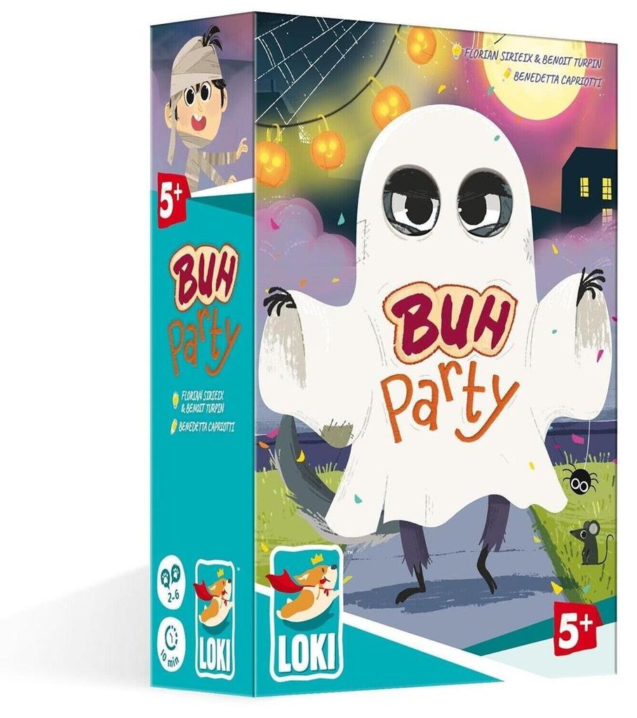 IELLO Buh Party, Kinderspiel, Spannendes Merkspiel, Wer Produktbild 