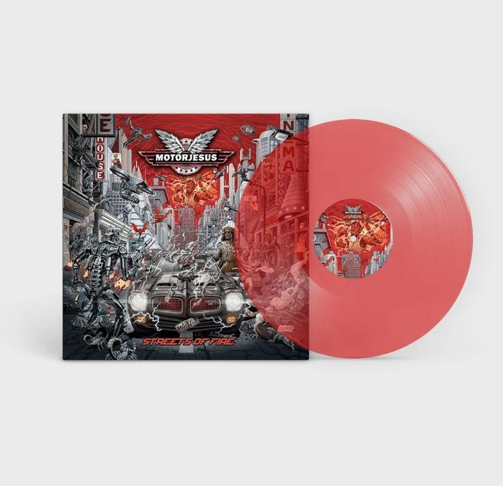 Vinyle Motorjesus Streets Of Fire Fini Les Distorsions Édition Limitée 180g