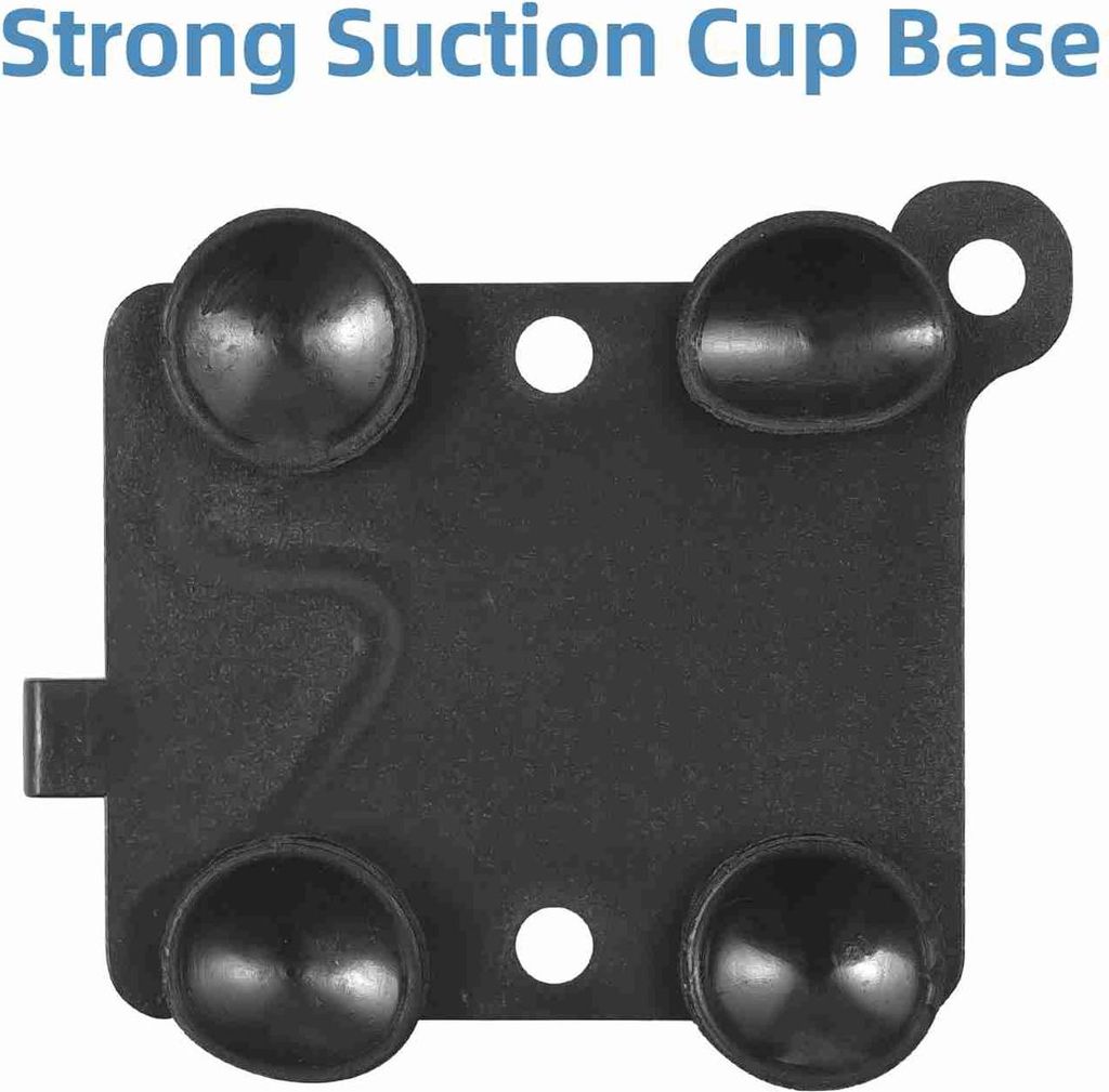 Tauchpumpe 12V Wasserpumpe Elektrisch 550L/H Kleine Springbrunnenpumpe mit Max 6.5ft Lift, 6.5ft DC Female Plug und Saugnapf Basis, Tragbare Mini-P...