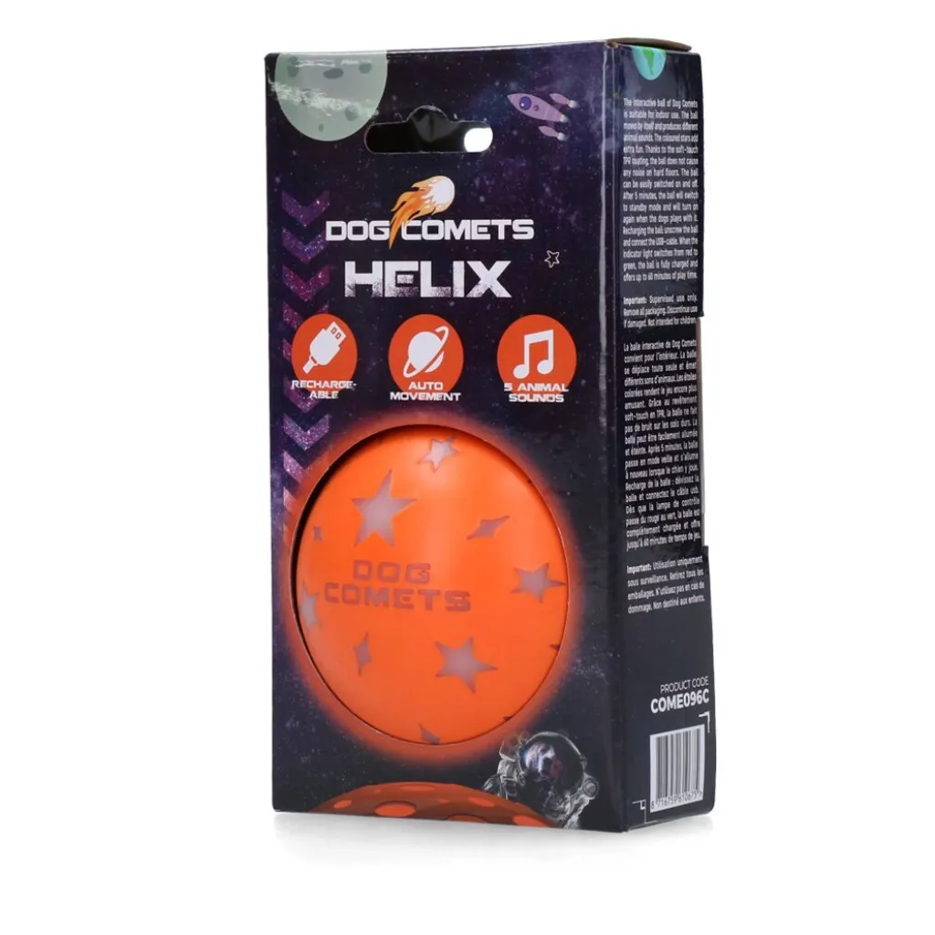 Casques pour chiens Helix Orange - Protection de tête robuste et stylée - 3