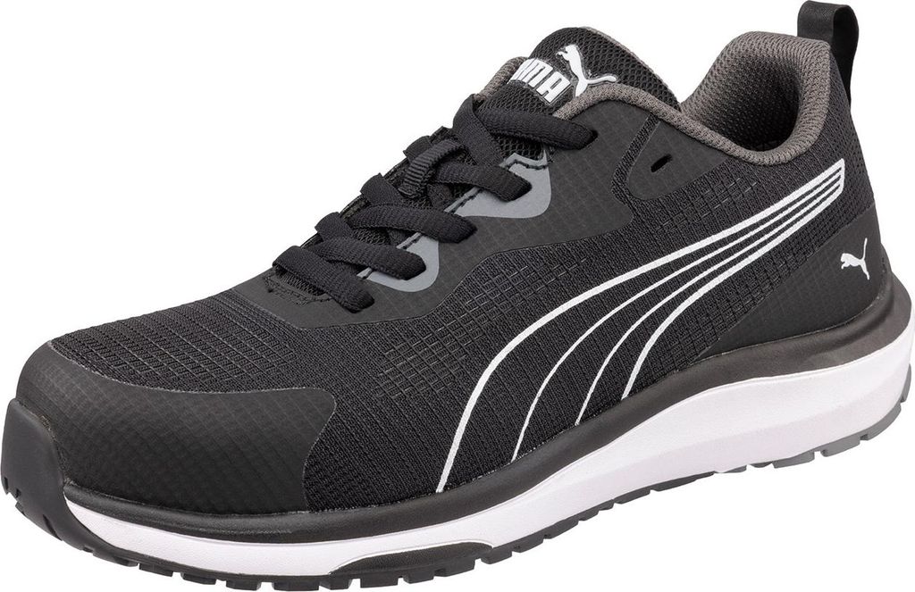 Puma Safety Puma Sicherheitshalbschuh CELERITY KNIT Low S1PS 642960 ESD HRO SR Gr. 39 schwarz/weiß