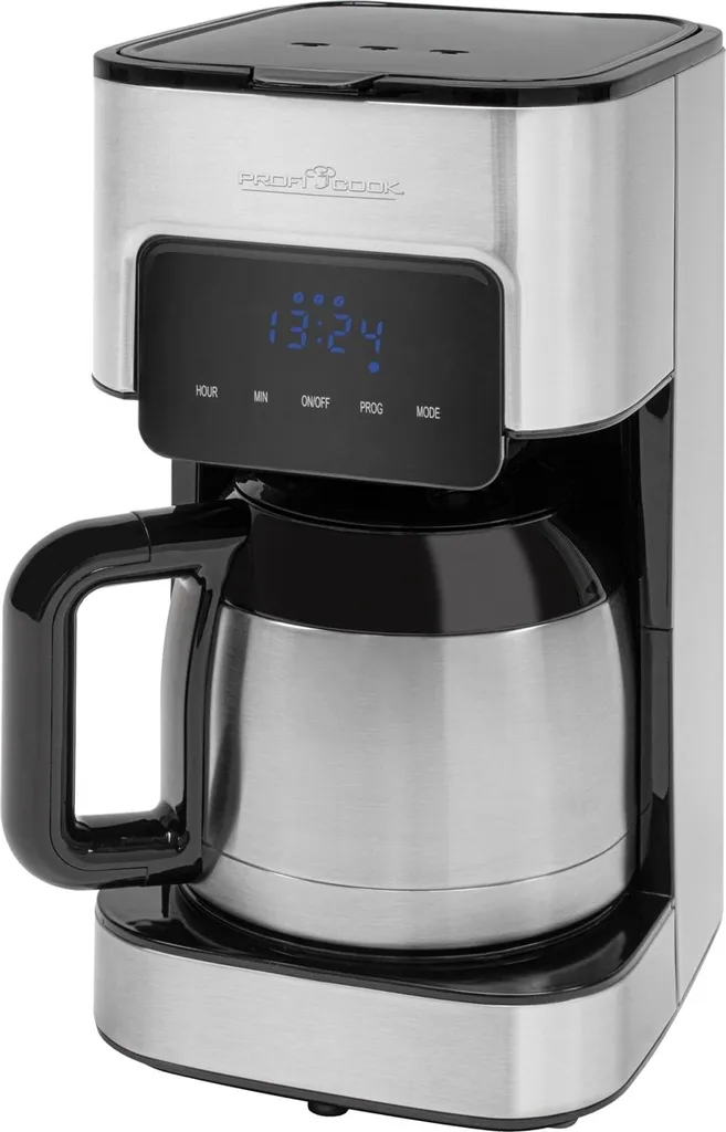 Cafetière familiale 10 tasses inox PC-KA 1191 pour bureau et maison
