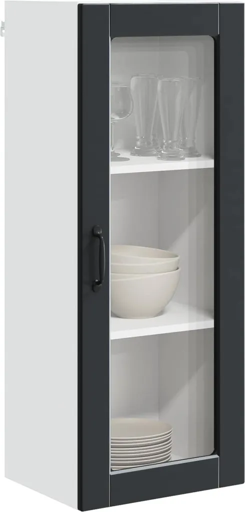 SYFAX™ Mobile da cucina Nero 40 x 31 x 100 cm Legno multistrato