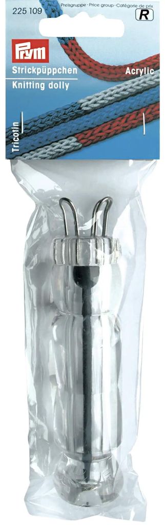 Prym breipoppetje, breihulp, acryl, transparant, 11,7 cm Productafbeelding 