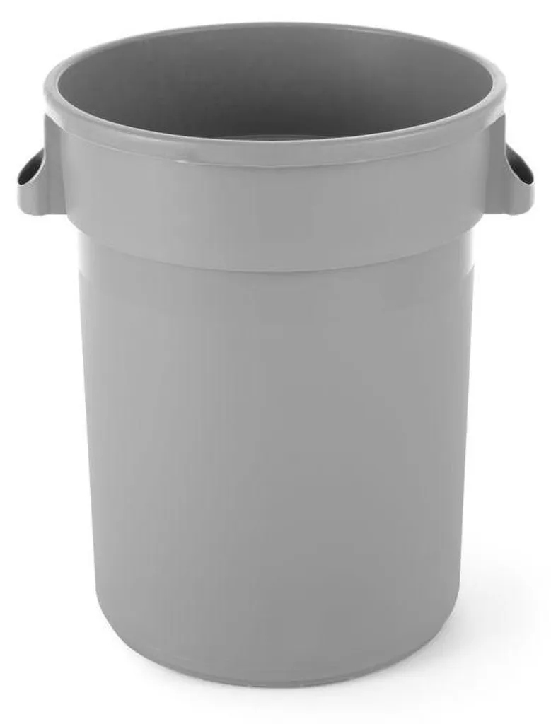 AmerBox Poubelle ronde 120L Gris clair ⌀550x690mm pour déchets volumineux