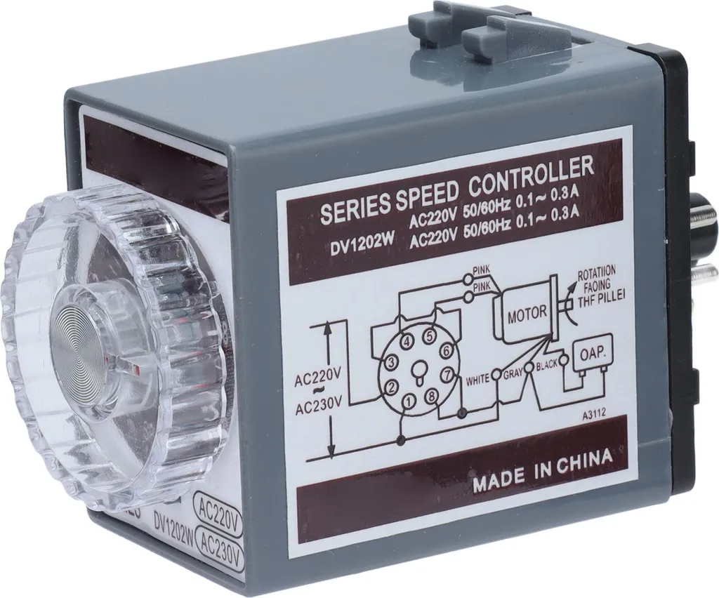 Régulateur de Vitesse 220V CA pour Appareil DV1202W - Pièce de Rechange