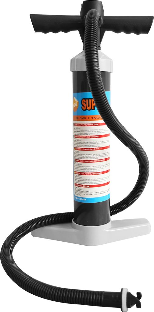 Manuelle Pumpe für Air Track Matten Trainingsmatte Hochleistungs Handluftpumpe mit Manometer