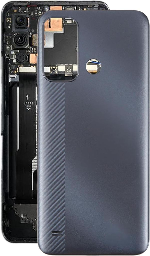 Für ZTE Blade A53 Akkudeckel Kunststoff Rückseite Ersatzteil Reparatur Schwarz